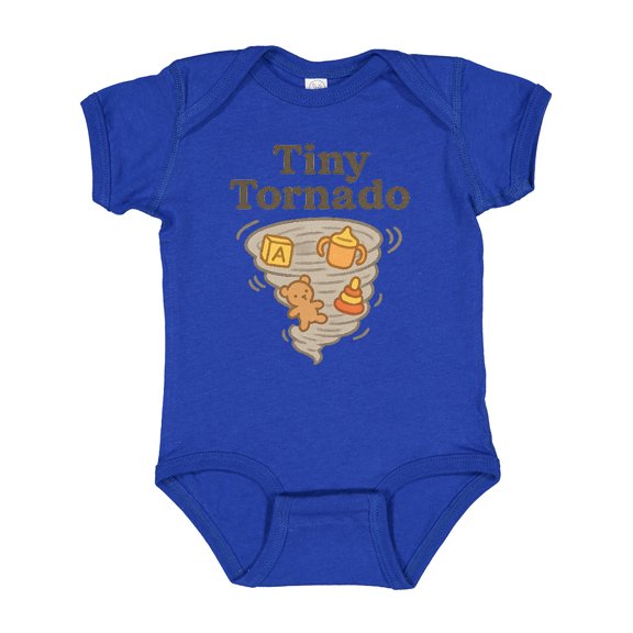 Inktastic Tiny Tornado Baby Humor Boys or Girls Baby Bodysuit