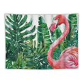 thumbnail image 5 of Orinice Flamingo Palm Leaves Tapestry Wall Hanging Unique Style for Home Decor, Living Room, Bedroom, Apartment, Farmhouse, Dorm - 4 Sizes Available 60x50inch, 5 of 6