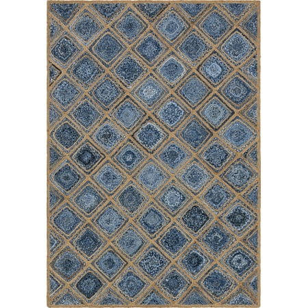 Faux Braided Rug - Unique Loom Bengal Braided Jute Rug