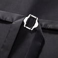 thumbnail image 5 of MXALUOB Men's Suit Vests V Neck Button Front Dress Vest Slim Fit Notched Lapel Formal Waistcoat with Pockets for Business Wedding, 5 of 5