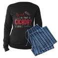thumbnail image 5 of CafePress - Cicadas Wait Is That A Cicada Entomologist Insects - Women's Long Sleeve Dark Pajamas, 5 of 7