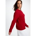 thumbnail image 3 of Jessica London Women's Plus Size Boxy Stitch Cardigan, 3 of 3