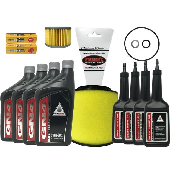 Cyclemax Full Service Kit for 2015-2023 Honda Pioneer 700 700-4 Full Service Kit with 10W-30 Oil