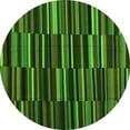 thumbnail image 1 of Ahgly Company Indoor Round Abstract Green Contemporary Area Rugs, 7' Round, 1 of 1