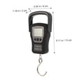 thumbnail image 5 of Fishing Portable Scale Luggage Scale Fishing Hook Scale Digital Hanging Scale Portable Fishing Scale Weighing Scale Digital Scale Handheld Scale Plastic Tape Measure Multifunction, 5 of 5