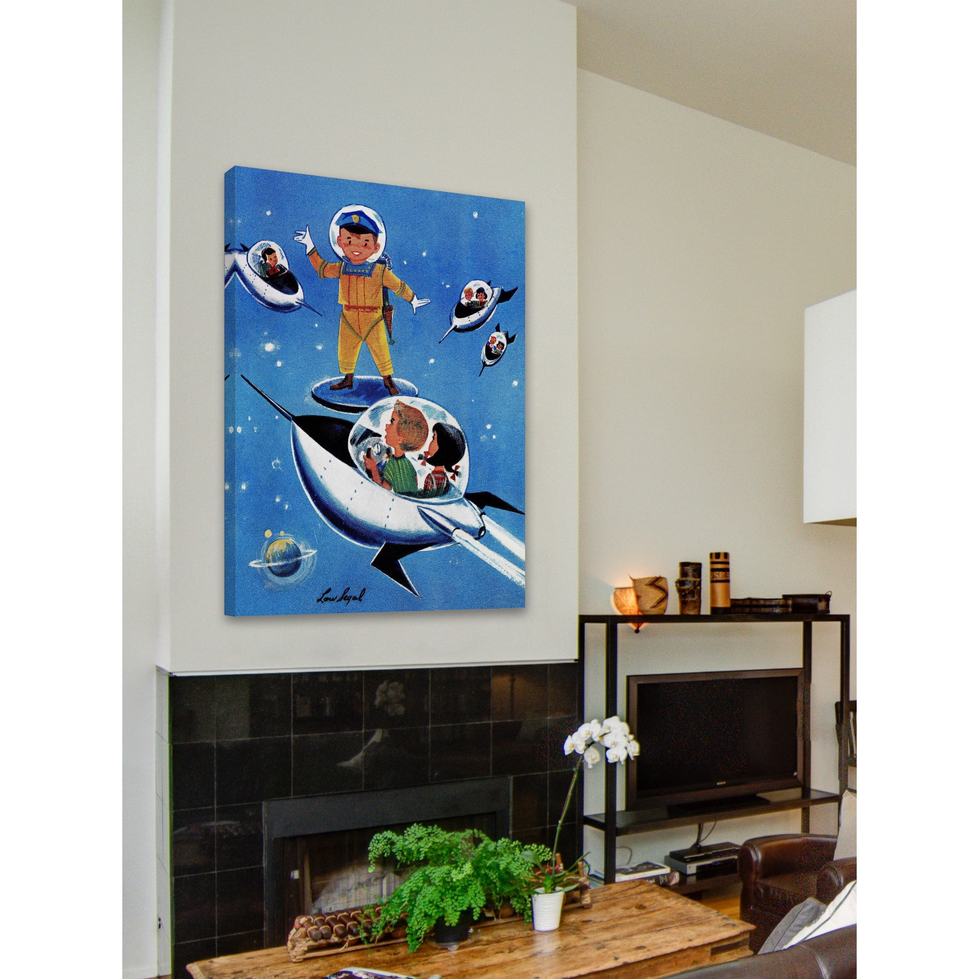 Marmont Hill "Space Officer" by Curtis Painting Print on Canvas