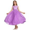 thumbnail image 2 of IDOPIP Flower Girl Floral Lace Maxi Princess Dresses Wedding Bridesmaid Party Communion Gown, 2 of 8