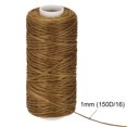 thumbnail image 3 of 55 Yards 150D/1mm Leather Sewing Polyester Waxed Thread (Golden Brown), 3 of 5