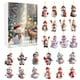 thumbnail image 1 of Calendario De Adviento Para Las Fiestas Navideñas 2025 Colgante De Muñeco De Nieve Jugando Con Un Bebé Conjunto De Decoración 2D Colgante Festivo, 1 of 8