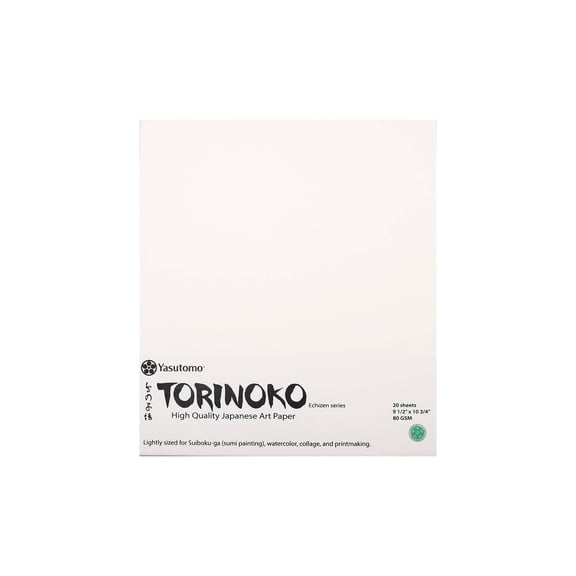 Yasutomo Torinoko Paper - 9-1/2" x 10-3/4", 20 Sheets