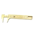 thumbnail image 3 of Riwesomey Calibrador portátil Mini calibre deslizante regla deslizante de latón herramienta de medición manual calibre deslizante de 100mm calibre Artesanía 1 escala 100mm, 3 of 6