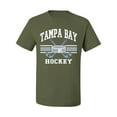 thumbnail image 2 of Wild Bobby City of Tampa Bay Hockey Fantasy Fan Sports Men's T-Shirt, Military Green, 4X-Large, 2 of 5