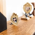 thumbnail image 2 of SHISUYAN Antique Heart Shaped Picture Frame Vintage Small Embossed Photo Frame Home Decor, 2 of 8