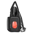 thumbnail image 2 of Baby Diaper Bag Backpack Large Capacity Fashion Mummy Nappy Bag Nursing Bag Travel for Baby Care Black, 2 of 5