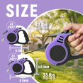 thumbnail image 2 of Retractable Dog Leash Automatic Telescopic Tractor Dog Tape, Pet Tape 10/16 FT Durable and Convenient, with Non-Slip Handle, Suitable for Small and Medium-Sized Dogs, 2 of 6