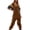 7# Khaki, variant on Fshiont Fleece Overalls Women Warm Winter One Piece Jumpsuits Adjustable Strap Overalls Cute Cargo Jogger Jumpsuits with Pockets Dark Blue 2XL