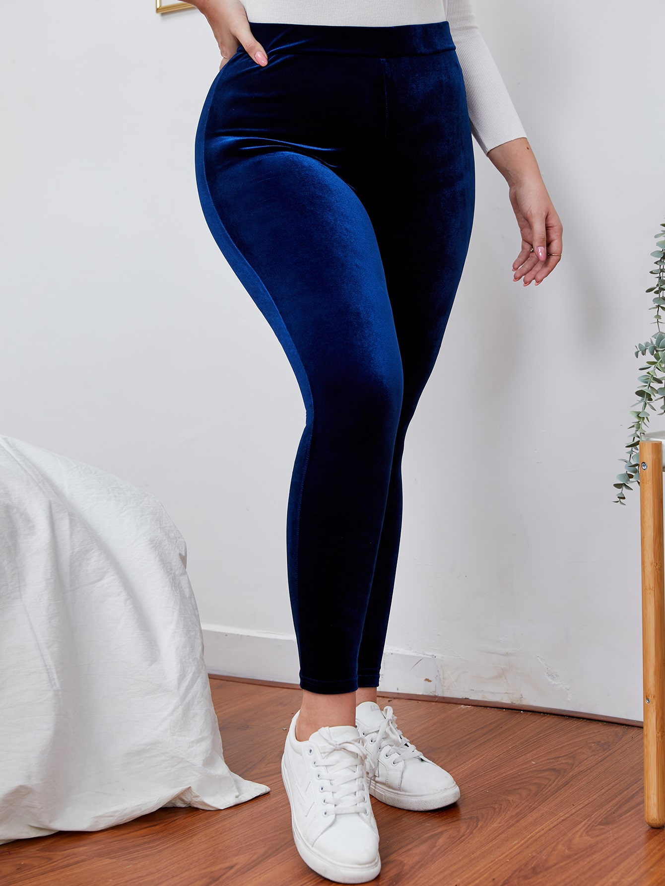 Casual Women's Plus Size High Waist 