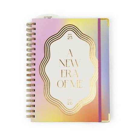 Think Ink Monthly Weekly Large (7.5" X 10") New Era 12 Month Jul 2025 - Jun 2026 Twin Wire Planner