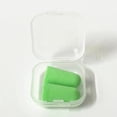 thumbnail image 4 of YWIYIUD 2 Pairs Green Soft Sponge Earplugs Practical Noise Reduction Earplug with Portable Box for Noise Reduction and Sound Insulation Sleep Suitable for Factory Sleeping and Studying, 4 of 8