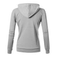 thumbnail image 4 of Hoodies for Women Zip Up Lightweight Jacket Casual Long Sleeve Jacket Coat Thumb Hole Hoodie Sweatshirt with Pockets, 4 of 7