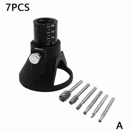 

Rotary Multi Tools Cutting Guide HSS Router Drill Bits HOT Kit Attachment J9M1
