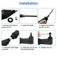thumbnail image 2 of JIAHAOO Kit de Conversion d'Angle à 90 Degrés pour Meuleuses Électriques et Accessoires d'Outils Rotatifs, 2 of 8