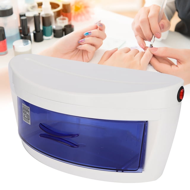 Nail Art Tool Caja Portátil De Desinfección Para Nail Art, Herramienta Esterilizadora Para Desinfección De Nail Art, Caja Esterilizadora Para Nail Art Con Doble Ozono Para
