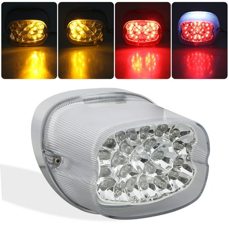 Motorcycle Led Tail Lights - Motorcycle LED Tail Light Turn Signal for Harley Davidson Fatboy Heritage Sportster 883 Dyna Road King Electra Glide Nightster Street Bob FLHR FLHRCI FXD Night Train Rear Brake Park Light