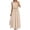 Beige, variant on 2 Piece Sets for Women Summer Fashion Cotton Sleeveless Crop Top Long Maxi Skirt Set with Pockets 2026 M
