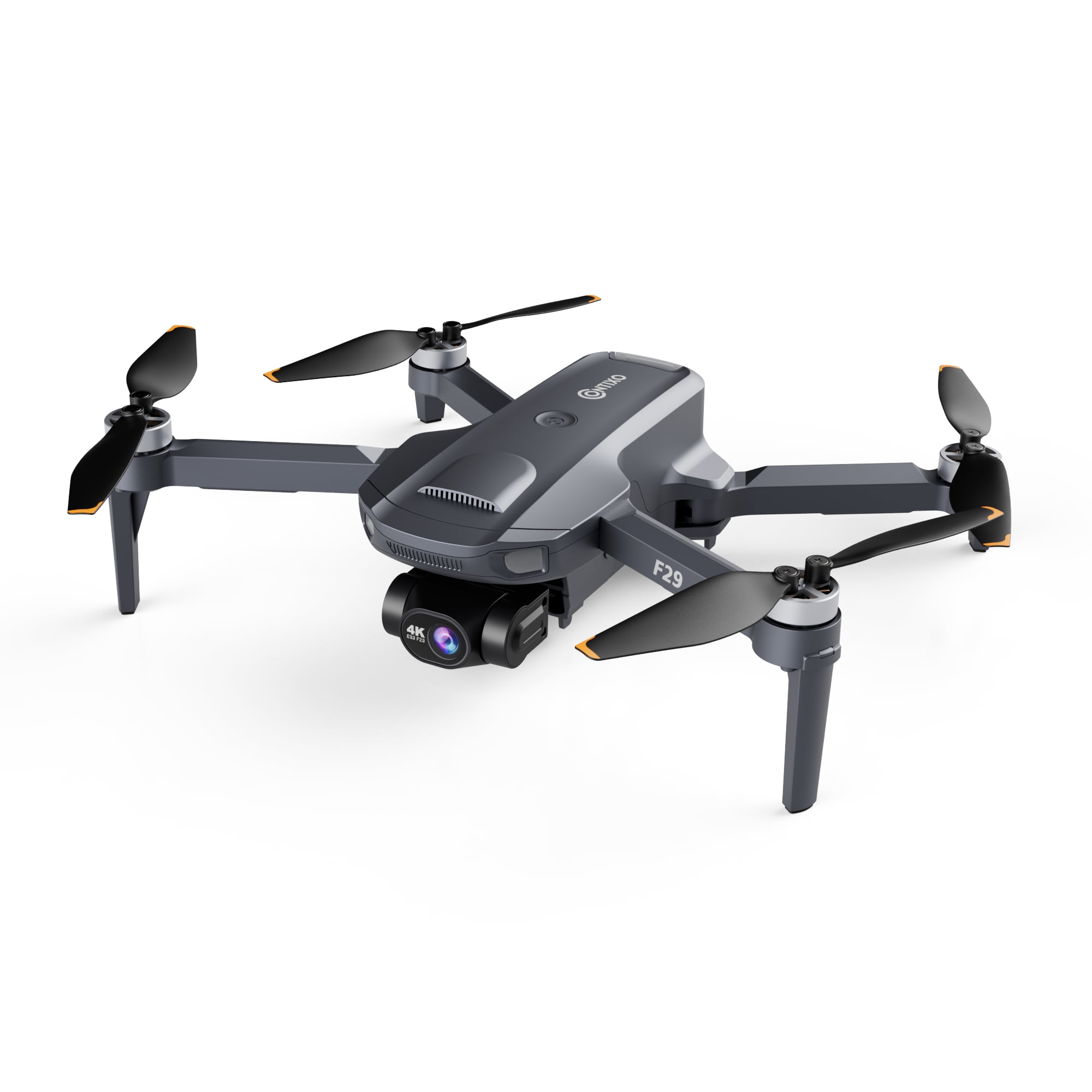 Contixo F29 Altura MAX 4K Aerial Drones for Adults with Camera, 3-Axis Gimbal Cinematic Drones for Adults with Remote & Case, Black