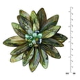 thumbnail image 3 of Pretty Green Water Lily Mother of Pearl Pin-Brooch, 3 of 5