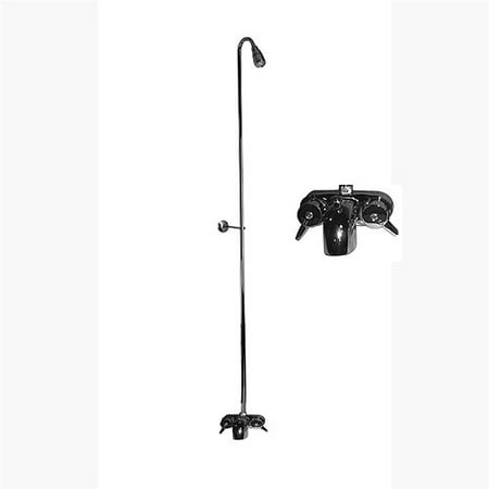 Barclay Washerless Diverter Faucet with Riser and Shower Head