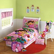 Nickelodeon - Dora the Explorer 10-Piece Toddler Bed-in-a-Bag Set