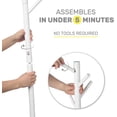 thumbnail image 4 of IGUOHAO Kids Coat Tree Rack Hanger Wooden White Rack Organizer Furniture - -, 4 of 8