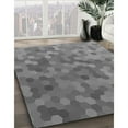 thumbnail image 2 of Ahgly Company Indoor Square Patterned Ash Gray Area Rugs, 8' Square, 2 of 6