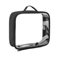 thumbnail image 1 of Neceser de viaje transparente de ABS, bolsa impermeable para maquillaje y artículos de aseo, portátil y multiusos, ideal para el hogar, la oficina, el camping o como regalo para mujeres, 1 of 2