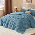 thumbnail image 2 of Juego de edredón BEDELITE Fleece Queen Blue Fog con 2 fundas de almohada, 2 of 6