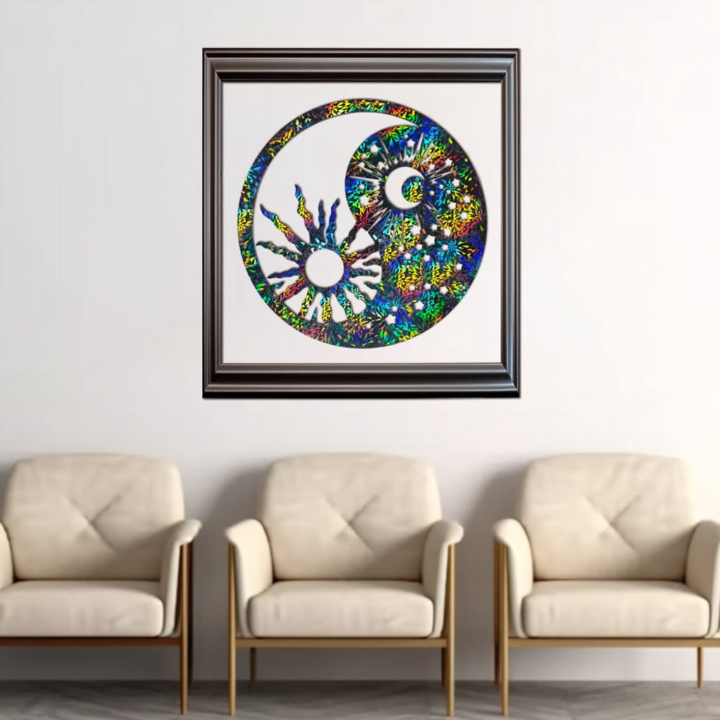 lanema Creative Round Sun Pattern Resin Pendant Molds for Unique Home Office Accent