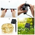 thumbnail image 3 of 33Ft Solar String Lights 100 Led Fairy Lights Copper Wire Waterproof Warm White Lights Outdoor Fairy Lights String, 3 of 3
