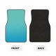 thumbnail image 2 of Fotbe Teal Turquoise Juego de 4 Tapetes para Auto con Estampado – Alfombrillas de Goma Reforzada, Diseño Antideslizante, Protección para Todo el Año – Vehículos, Autos, Camionetas y SUVs, 2 of 7