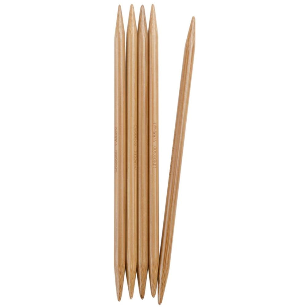ChiaoGoo Bamboo Double Point Knitting Needles, 6