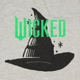 thumbnail image 4 of Wicked Girls' Elphaba Hat Logo Design Kids Short Sleeve Crewneck T-Shirt, 4 of 4