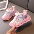 thumbnail image 2 of Girls' Shoes With Shoes Size Lights Spring And Baseball Shoes Autumn New Size Girls Running Shoes Leather Casual Wide Toddler Shoes Girls And Comfortable Cartoon Fashion Sneaker Sports Sho, 2 of 9