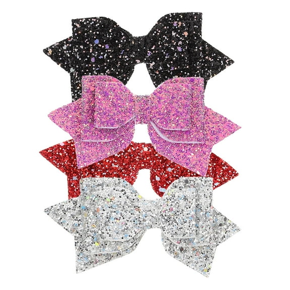 UPOUART Assorted Color Bow Straw Toppers Decorative Artificial Straw Accessories for Party and Craft