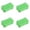 Green, variant on YAZHPA Whiteboard Eraser 4Pcs Blue Small Magnetic Dry Eraser Chalkboard Cleaners Wiper for Classroom Office and Home (7 * 4cm, Little Bones)