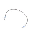 thumbnail image 1 of Xingzhi Motorcycle Brake Oil Hose Line Pipe Braided Steel Fitting Stainless Silver 75cm 1Set, 1 of 6