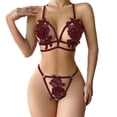 thumbnail image 1 of Gibobby Conjunto de lencería de encaje Ropa De Dormir Ropa De Dormir Mujer Cuello En V Bordado Encaje Lencería Lenceria China Gifts Lenceria Sexy Mujer(RD2, XG), 1 of 5