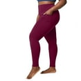 thumbnail image 2 of Plus Size Fleece Lined Leggings with Pockets High Waist Winter Yoga Pants, 2 of 8