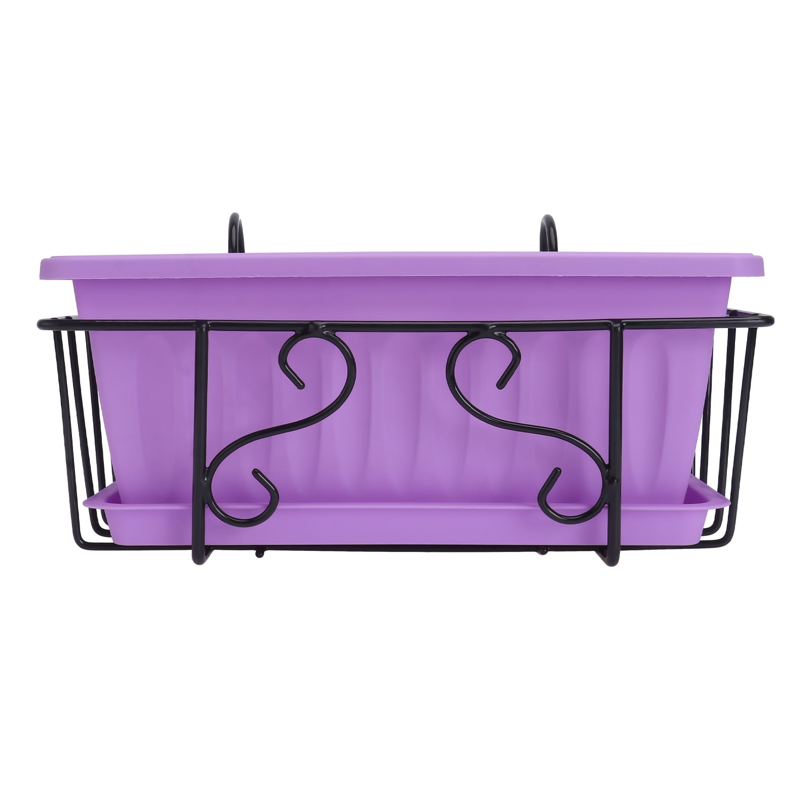 Hanging Planter Flower Balcony Potbox Railing Flowerpot Fence Window