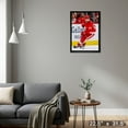thumbnail image 4 of Dylan Larkin 20x29 Framed Canvas Detroit Red Wings, 4 of 4